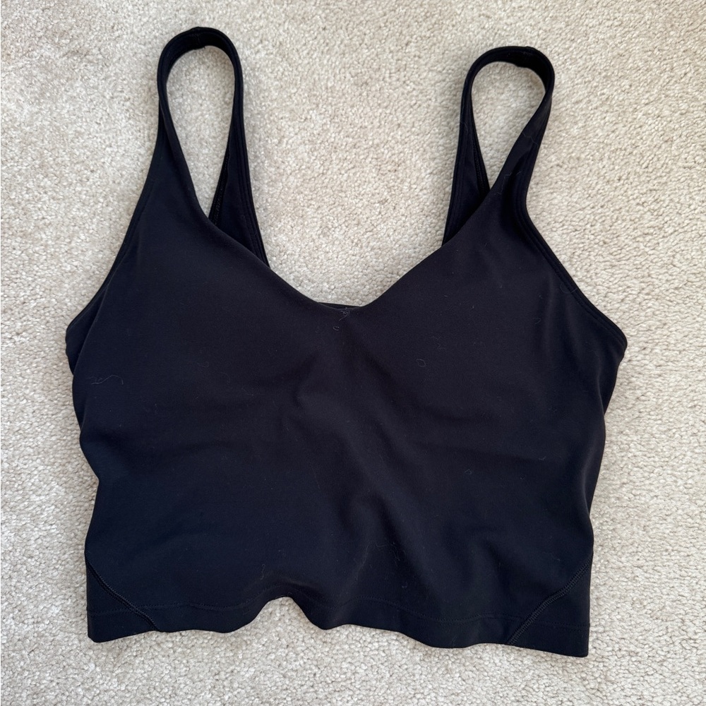 Lululemon women’s Align tank, Black, size 6, good condition
